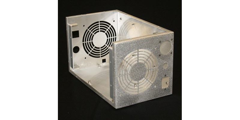 Metal dual fan box