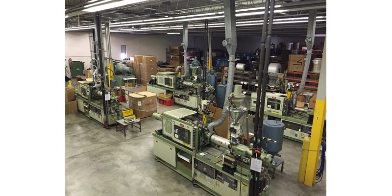 ESF's injection molding department