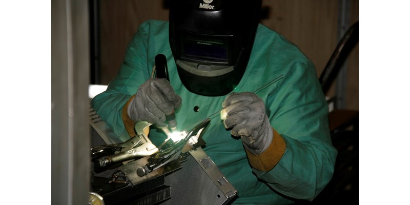 ESF welder working